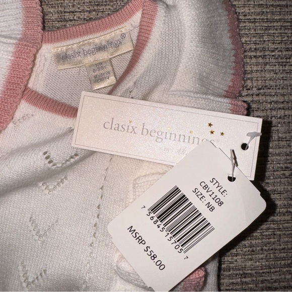 NWT NB Sweater Romper - Picture 3 of 4